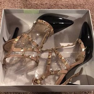 Sole society nappa angel heels